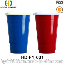 BPA Free Plastic Double Wall Solo Cup with Lid